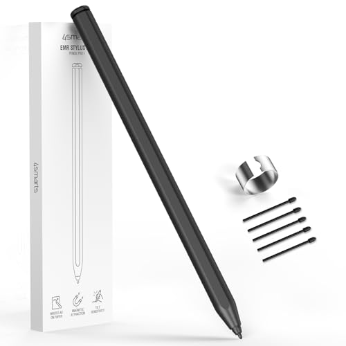 Magnetic EMR Stylus Pen with Eraser and Tips