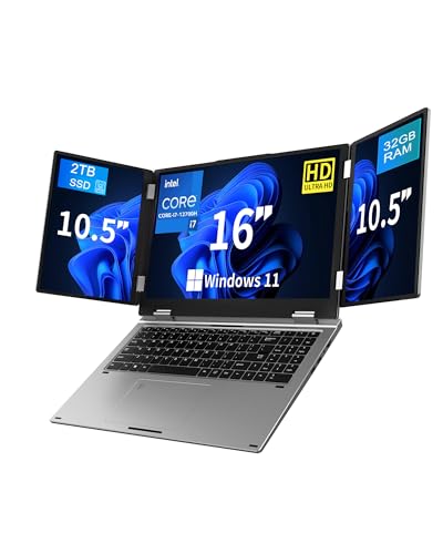 16 Triple Screen Laptop with Core i7 32GB RAM
