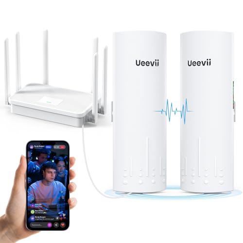 UeeVii Wireless Bridge & WiFi Router Kit (2PCS)