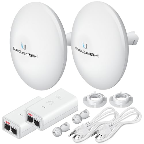 Ubiquiti NanoBeam 5AC GEN2 Wireless Bridge (2-Pack)