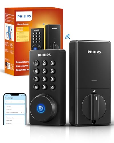 Philips Wi-Fi Door Lock, WiFi Smart Lock Keyless Entry Deadbolt