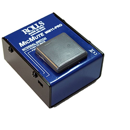 rolls MM11PRO Switchable Microphone Mute/Talk Professional Microphone Switch