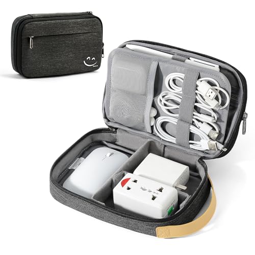 Travelkin Cord & Electronic Organizer Bag (Black)