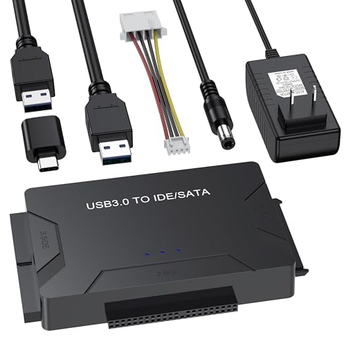 Hard Drive Reader USB 3.0 & Type C to SATA