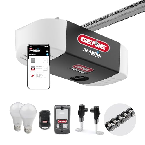 Genie Chain Glide Connect Essentials Smart Garage Door Opener -