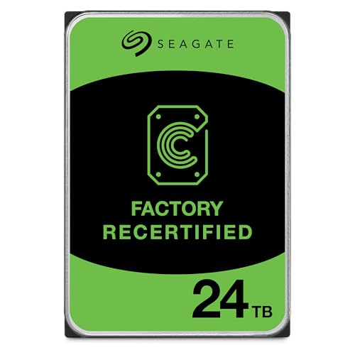 Seagate Exos 24TB Enterprise Hard Drive (Renewed)