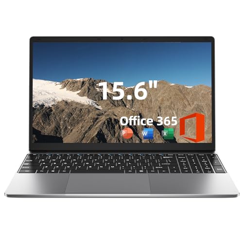 15.6 Inch Laptop with Office 365, 4GB RAM, 128GB Storage