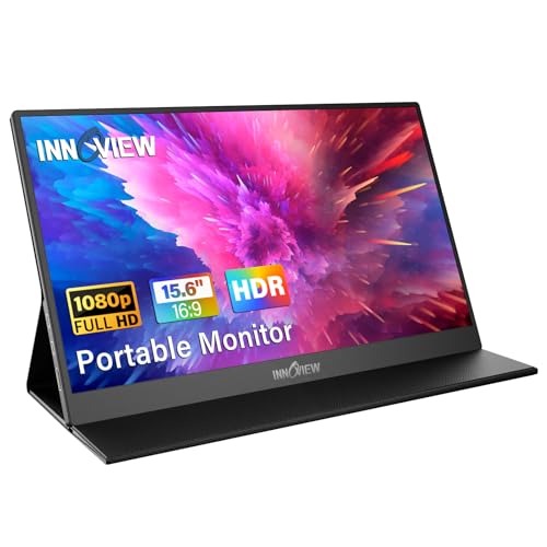 InnoView 15.6 FHD Portable Monitor with Speakers