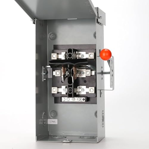 100A Generator Transfer Switch,24000W General-Duty Double-Throw Safety Switch,120/240-Volt Transfer Switches,Stronger