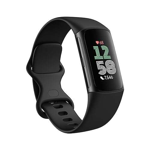 Fitbit Charge 6 Fitness Tracker with Google apps, Heart Rate