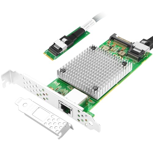 Vogzone M.2 to 10GbE RJ45 NIC, Single RJ45 Port with