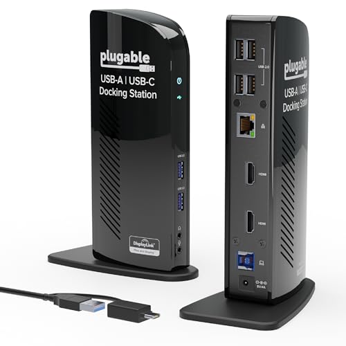 Plugable Dual HDMI Laptop Docking Station (UD-3900)