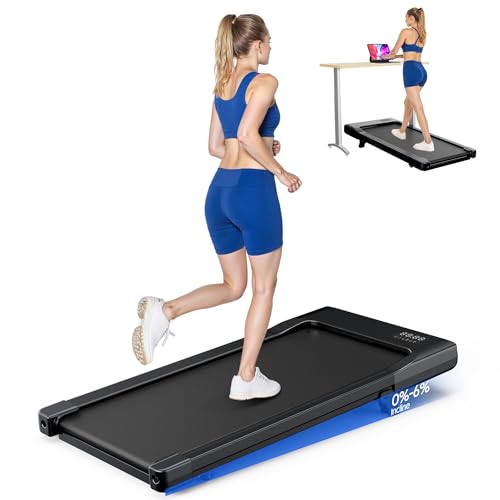 SupeRun Walking Pad with Incline, Under Desk Treadmill, 3 in