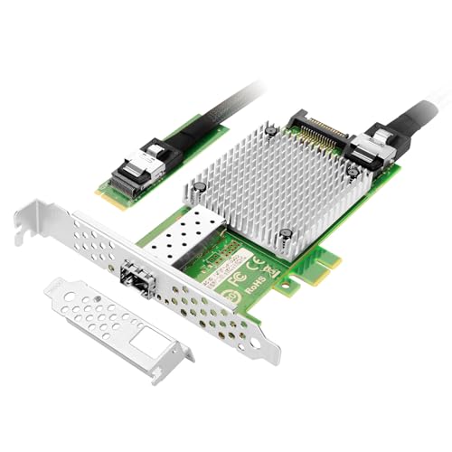 Vogzone M.2 to 10GbE SFP+ NIC, Single SFP+ Port with