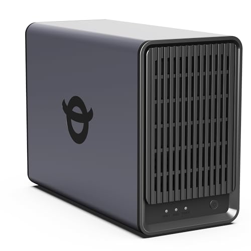 Yxk Zero1 2-Bay Desktop NAS, Maximum 60TB (Diskless), User-Friendly Home
