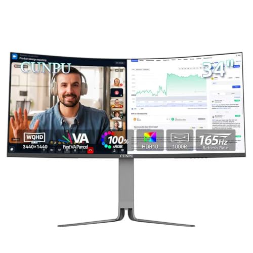 34 Ultrawide Curved Monitor with USB-C & KVM