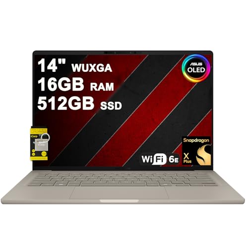 ASUS Zenbook A14 OLED Laptop with Snapdragon AI