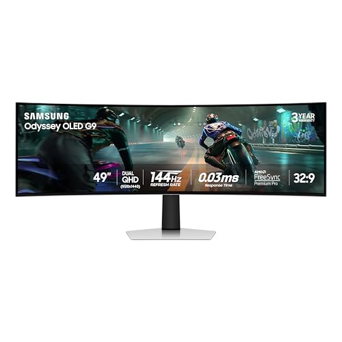 Samsung 49 Odyssey OLED G9 Gaming Monitor