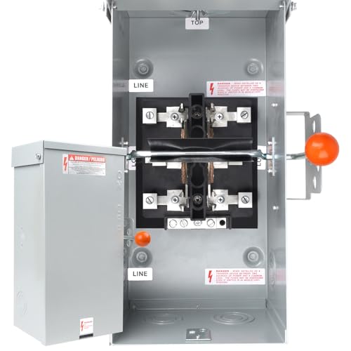 100A Generator Transfer Switch, 24000W Heavy Duty Double Throw Safety