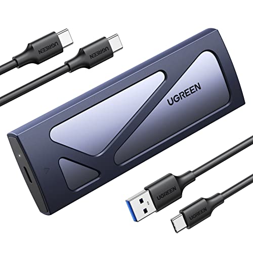 UGREEN SSD Enclosure, Tool-Free USB C External, 10Gbps M.2 NVMe
