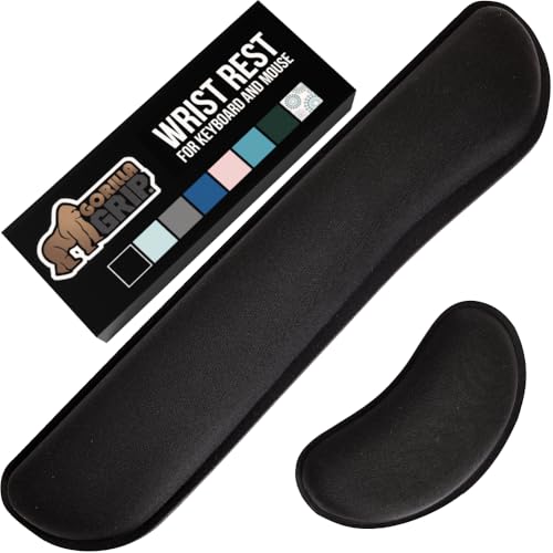 Gorilla Grip Memory Foam Wrist Rest Set
