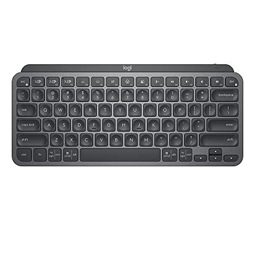 Logitech MX Keys Mini Minimalist Wireless Illuminated Keyboard, Compact, Bluetooth,