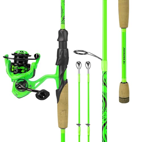 KastKing Zephyr Dual-tip Rod Spinnig Reel Combo,7ft M & MH,3000