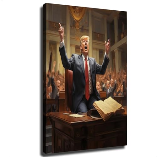 sjkda 5 Key Takeaways From Trump’s Judgment Poster Canvas Print