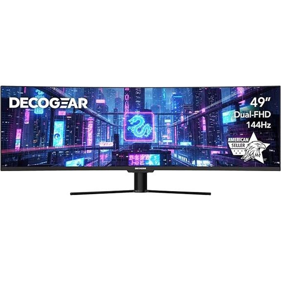 Deco Gear 49” Ultrawide Gaming Monitor with USB-C