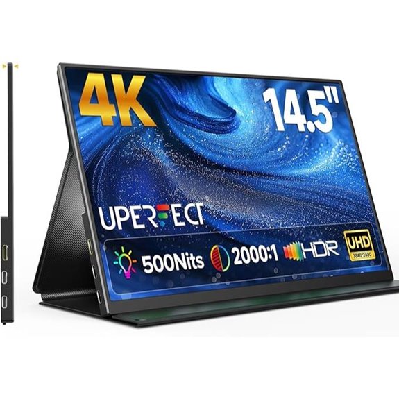 UPERFECT 4K Portable Monitor with Smart Cover