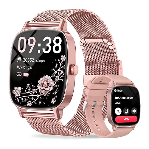 Smart Watch for Women, Answer/Make Call,1.85'' Ultra-Clear Screen Fitness Tracker
