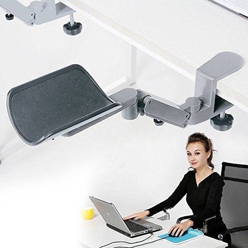Ergonomic Adjustable Desk Arm Support and Mouse Pad