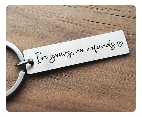 WCDHOR I’m Yours No Refunds Key Chain Boyfriend Girlfriend Husband