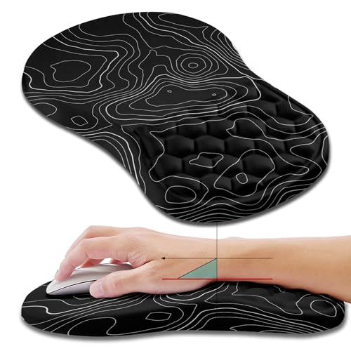 Hokafenle Ergonomic Wrist Support Mouse Pad