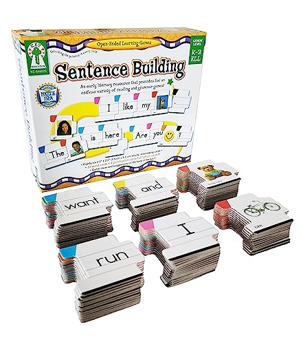 Key Education Sentence Building Game, Phonics Puzzles for Kids Ages