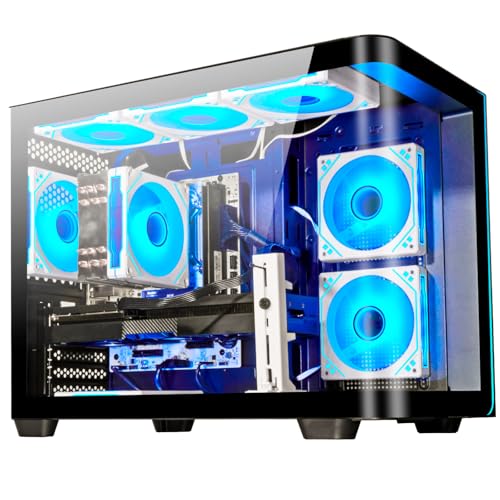 WIWB Gaming Desktop PC, Ryzen 7 9800X3D, RTX 5070 12GB, 16GB DDR5 RAM, 1TB NVMe SSD, WiFi 6, High-Performance Gaming Computer for AAA Games, Streaming, Video Editing