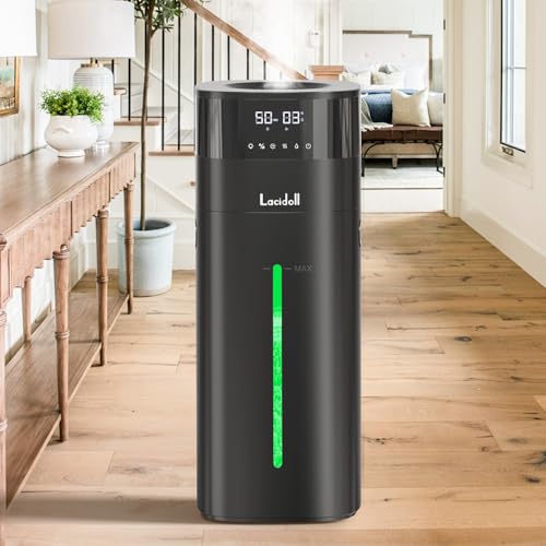 Lacidoll Cool and Warm Mist Humidifier Large Room, 5.3Gal/20L Humidifiers