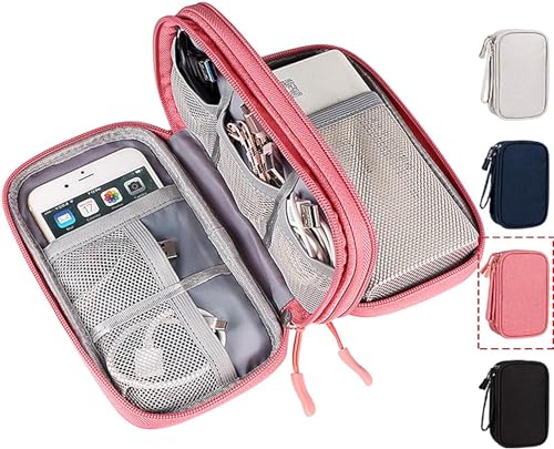 CAOODKDK Electronic Organizer Travel USB Cable Accessories Bag/Case,Waterproof for Power