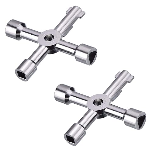Shappy 2 Pack Electric Cabinet Panel Keys Gas Meter Water
