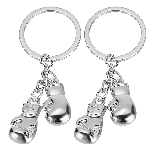 Boxing Gloves Keychain, 2 Pack Mini Cute Sports Boxing Key