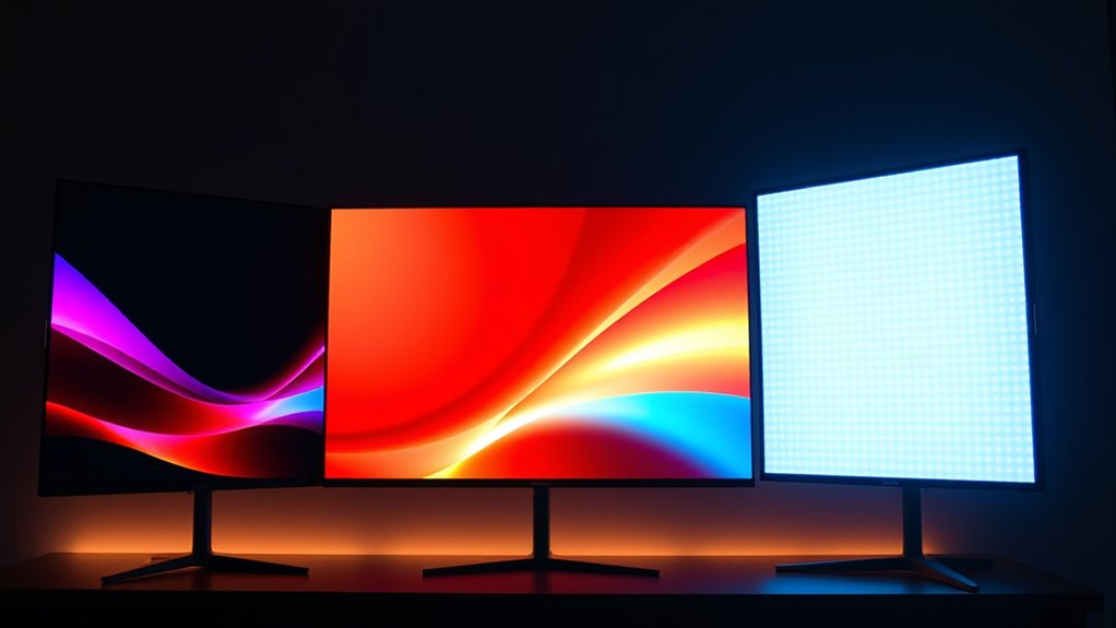 advanced display technology comparison