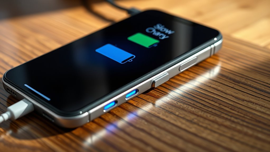 battery degradation slows charging