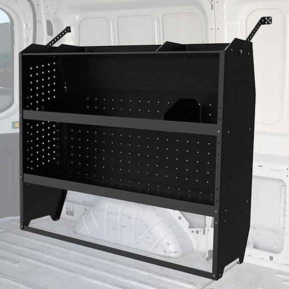Melipron Cargo Van Shelving System for Transit Connect