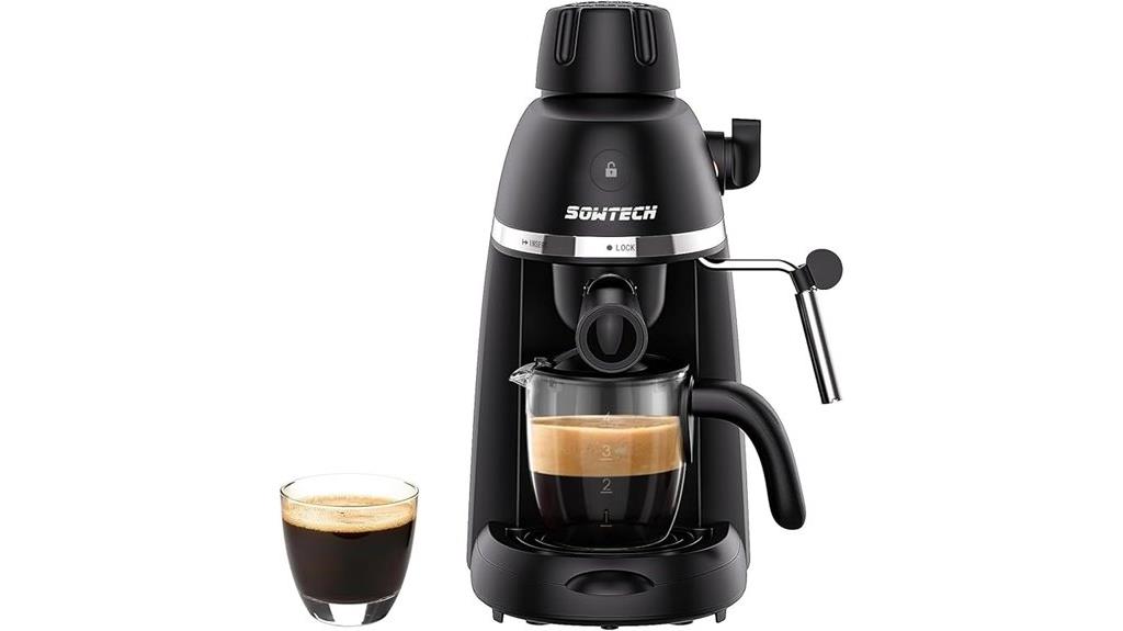 coffee machine with frother