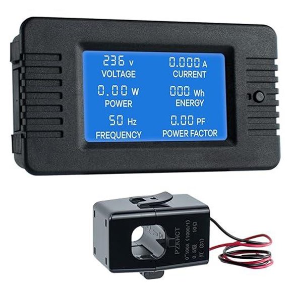 Multi-Function Power Meter with LCD Display