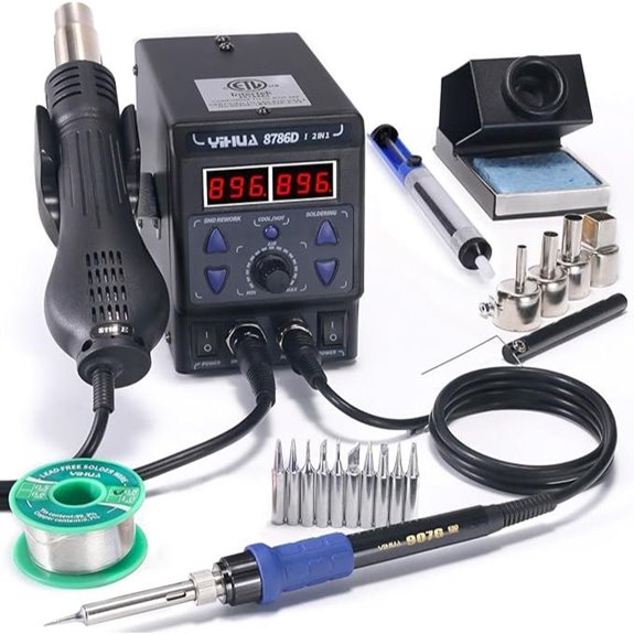 YIHUA 8786D I 2-in-1 Hot Air Rework & Solder Station