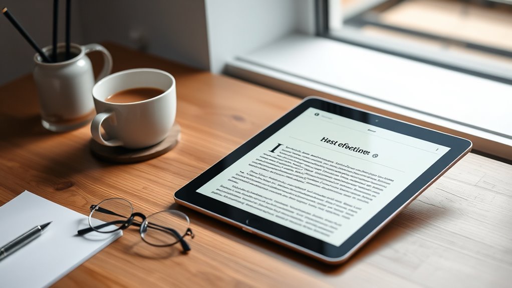 enhanced customizable reading experience