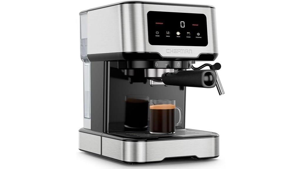 espresso machine with steam
