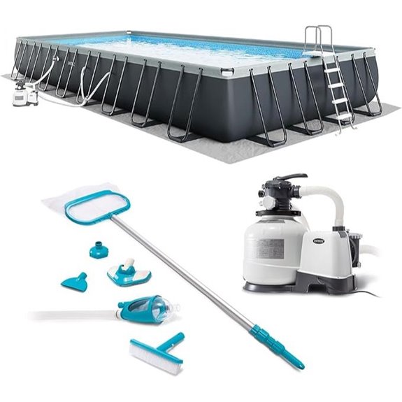 INTEX Ultra XTR Above Ground Pool Set with Accessories