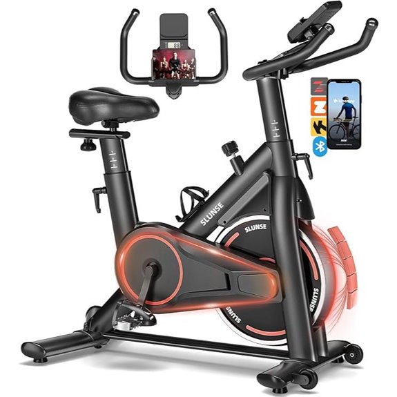 Adjustable Magnetic Exercise Bike with Digital Monitor